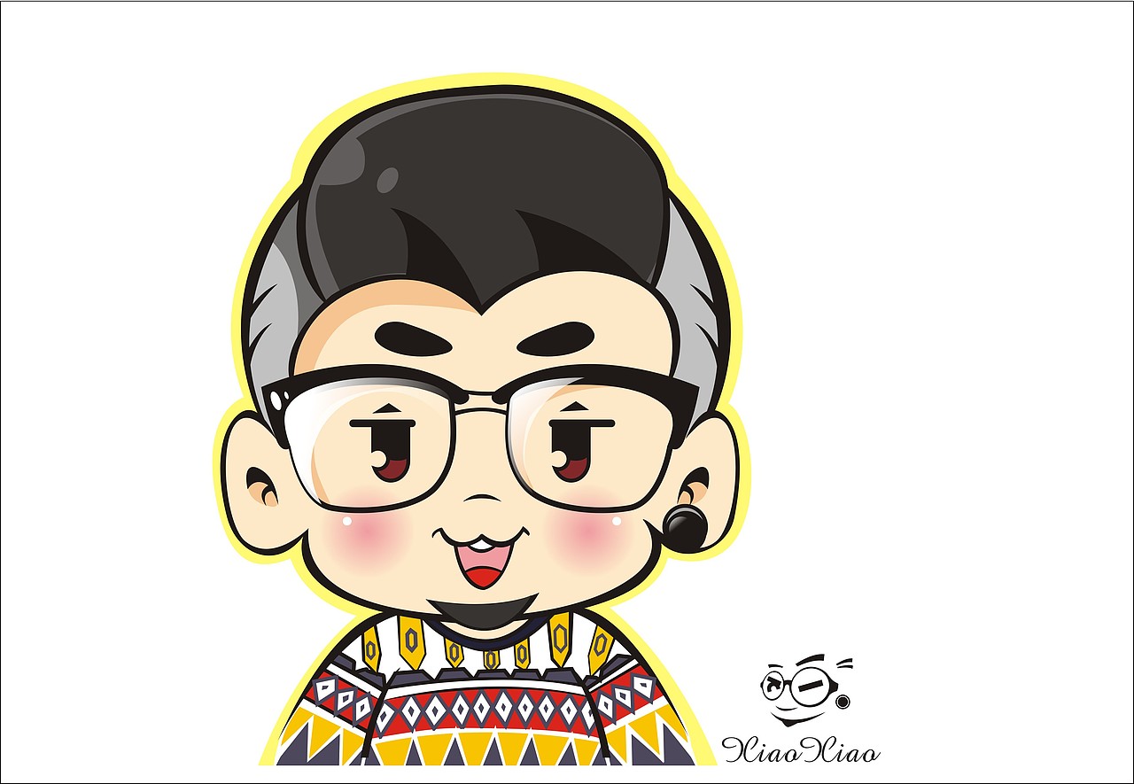 我的Q版头像（图ZMzA2ODIyODQ=） - 图案 - 站酷设计师心跳回忆xiaoxiao原创素材 - 站酷ZCOOL