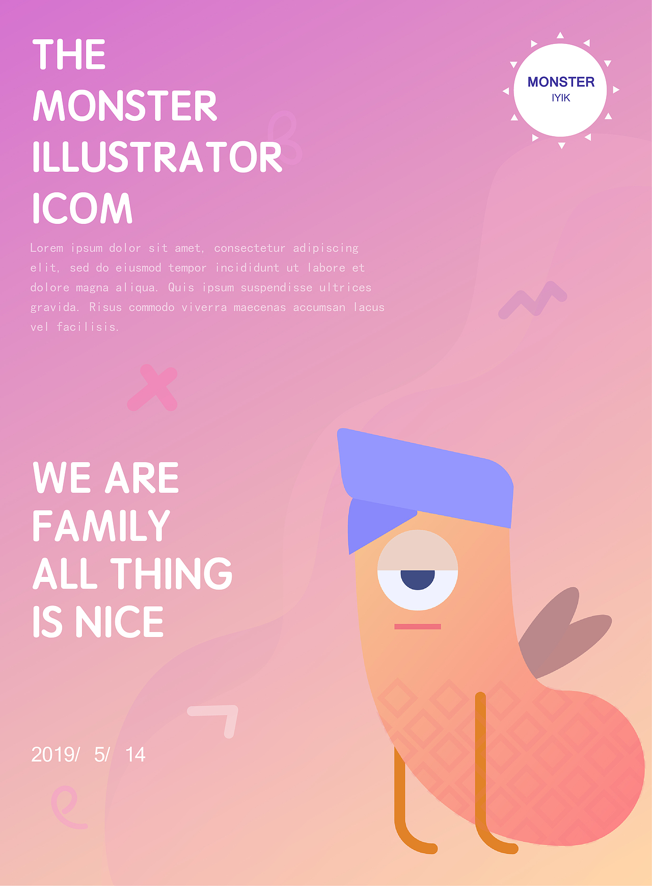 可爱的monsters海报