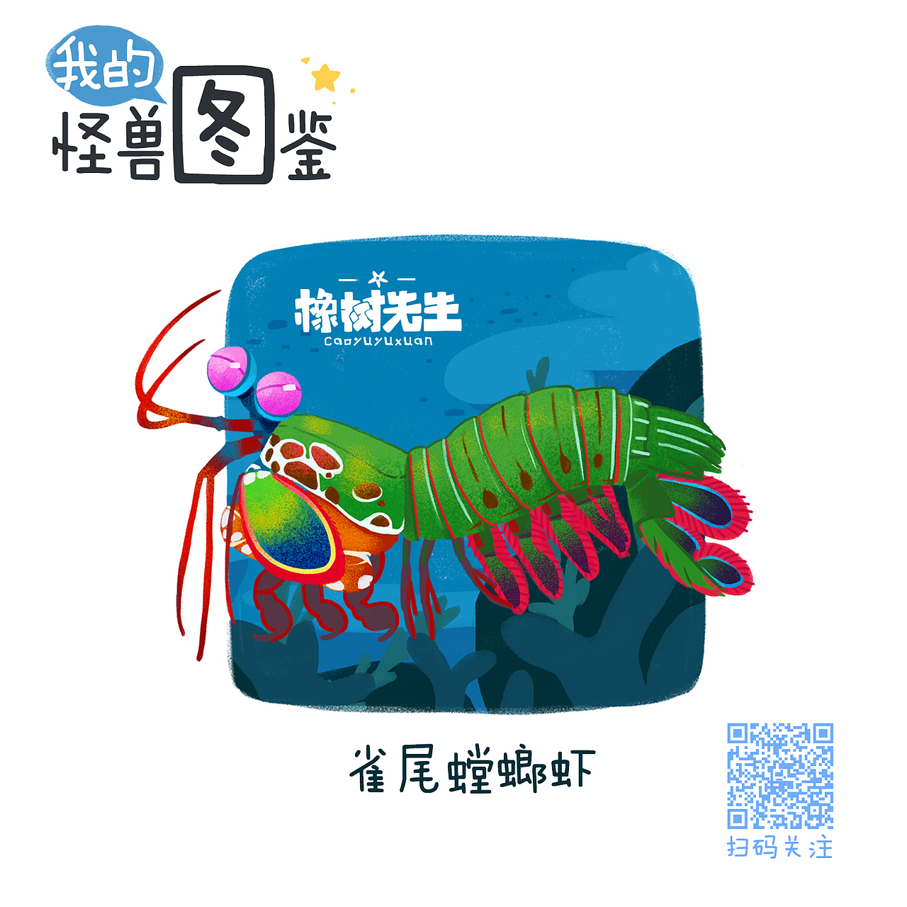 我的怪兽图鉴（海水鱼）（图ZMTEyMTAzNzk2） - 商业插画 - 站酷设计师橡树先生原创素材 - 站酷ZCOOL