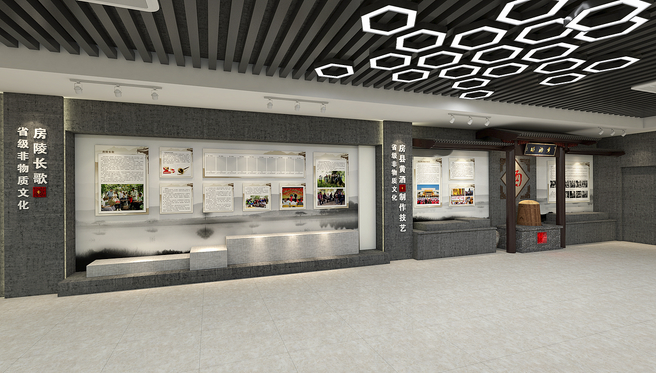 非物质文化遗产展厅（图ZMTM4MjA2MDU2） - 建筑/空间 - 站酷设计师chinafeel原创素材 - 站酷ZCOOL