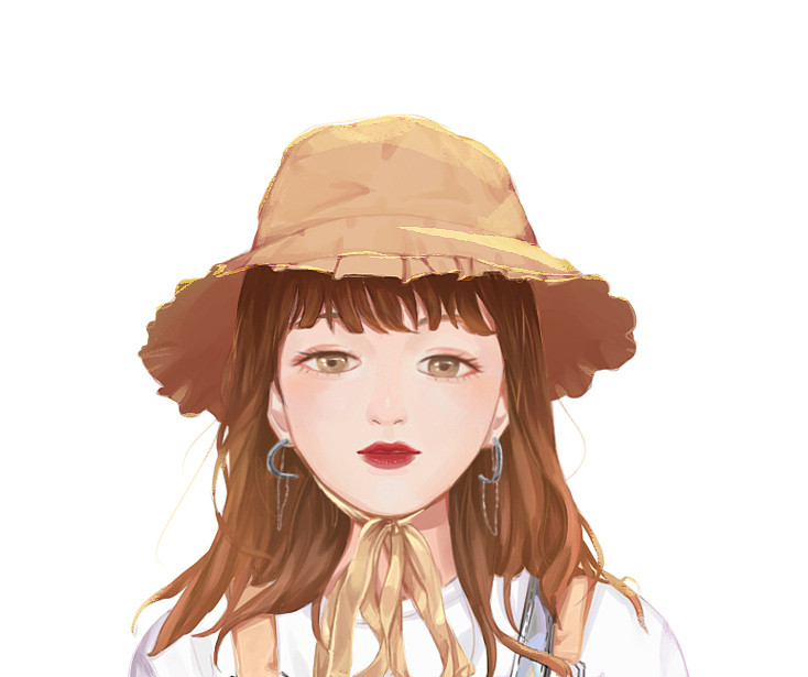 自画（图ZMTI3MTE3ODUy） - 创作习作 - 站酷设计师橘子没了啊原创素材 - 站酷ZCOOL
