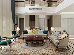 濟(jì)寧晨陽胡潤歐式風(fēng)格裝修案例【濟(jì)寧東易日盛】