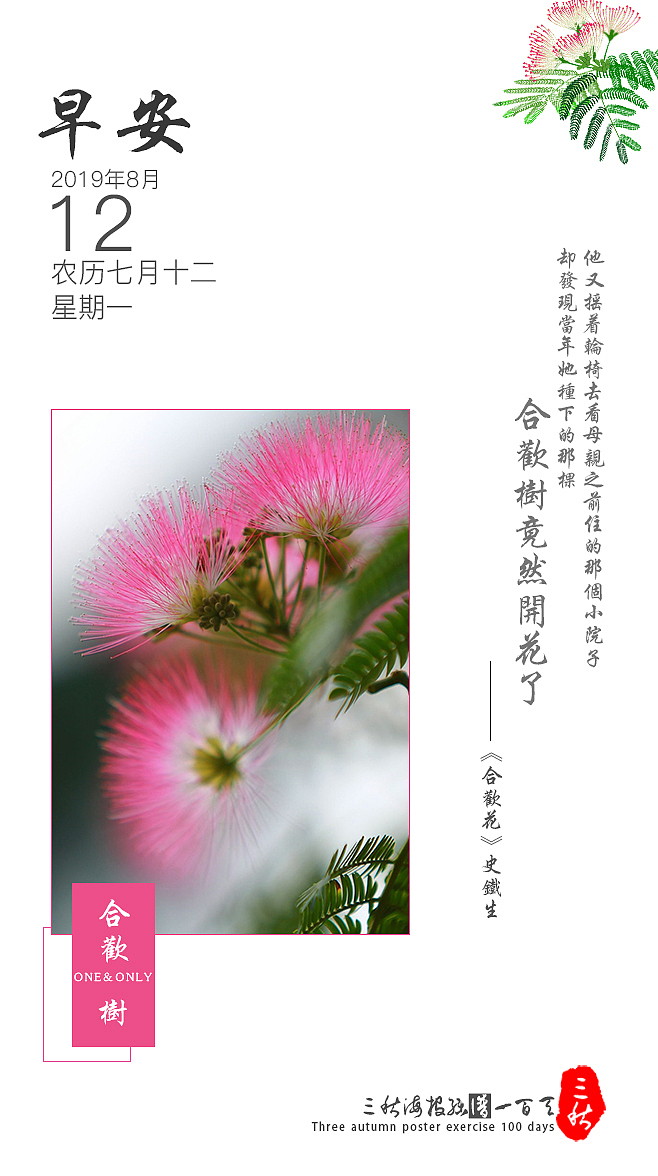 让每一朵花,跟你说早安