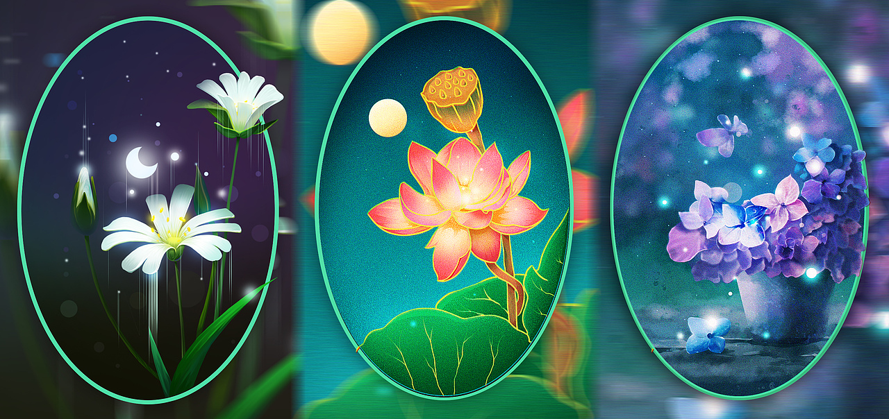 植物练习（图ZMjY5Mjk3MjY0） - 商业插画 - 站酷设计师好吃坚果原创素材 - 站酷ZCOOL