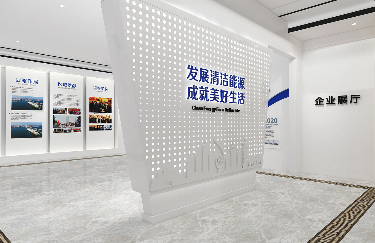 企业文化展厅（图ZMjMxMzE2NTE2） - 展陈设计 - 站酷设计师对未来的拼图原创素材 - 站酷ZCOOL