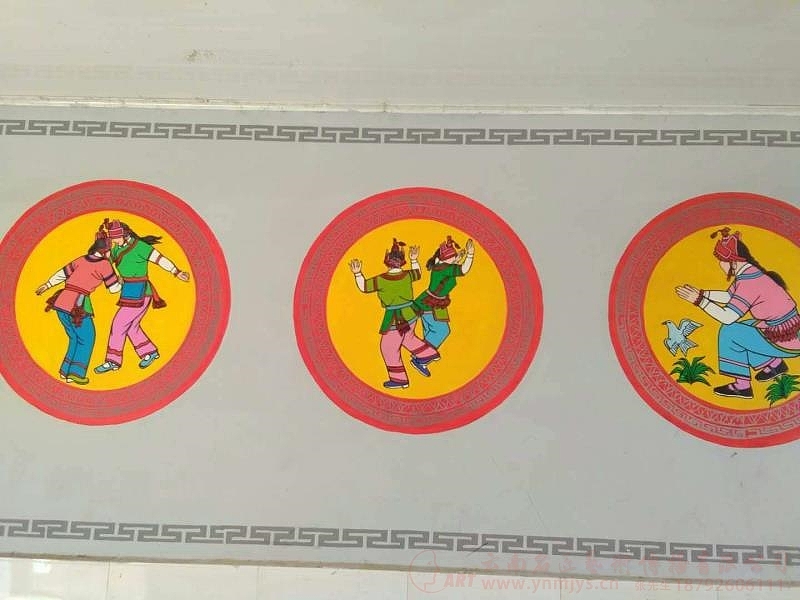 云南/墙体彩绘/背景墙仿古墙文化墙/壁画/城市艺术景观（图ZMTE5NjY0OTI4） - 展陈设计 - 站酷设计师云南名匠原创素材 - 站酷ZCOOL