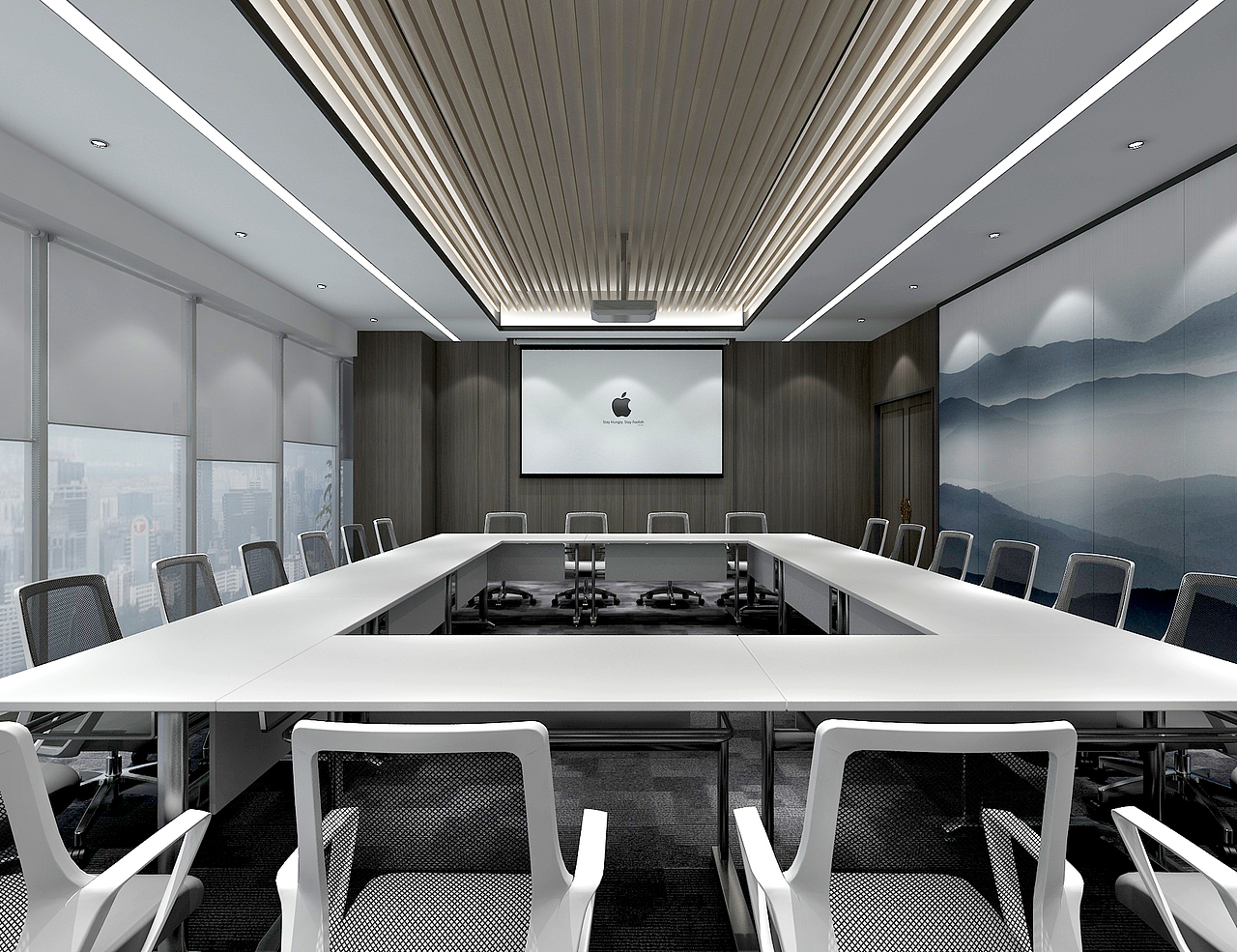 办公室（图ZMTc5NjA5NjAw） - 商业空间设计 - 站酷设计师向往大山深处的秀原创素材 - 站酷ZCOOL