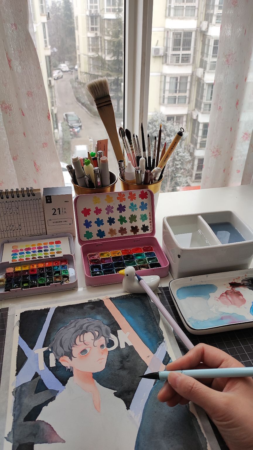 小红书抖音拟人 临摹（图ZMzI2NjMyMDM2） - 绘画 - 站酷设计师喵小寞momo原创素材 - 站酷ZCOOL