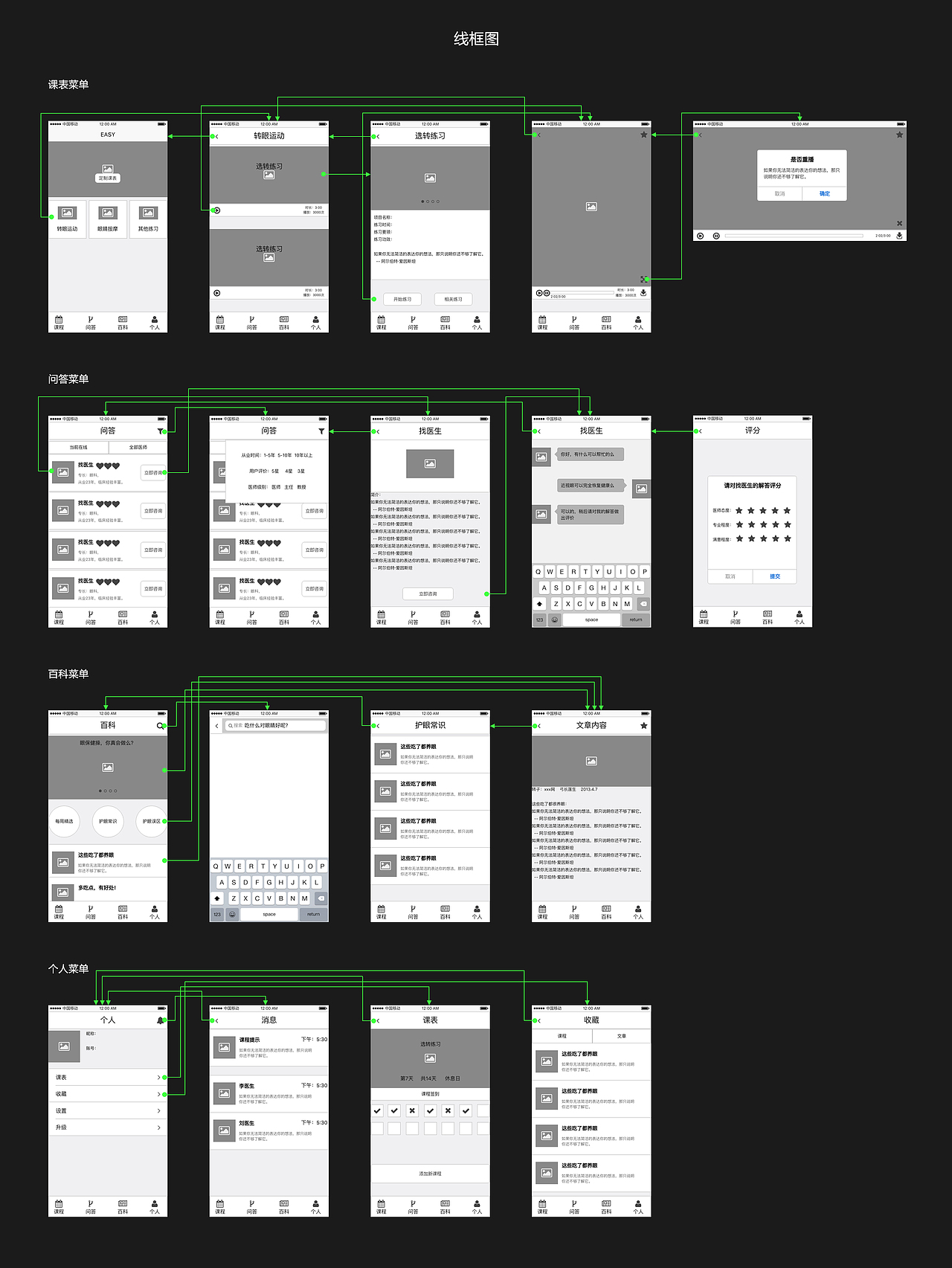 APP·《easy》护眼APP 视觉展示（图ZNTU1OTEzMDg=） - APP界面 - 站酷设计师弓长子安原创素材 - 站酷ZCOOL