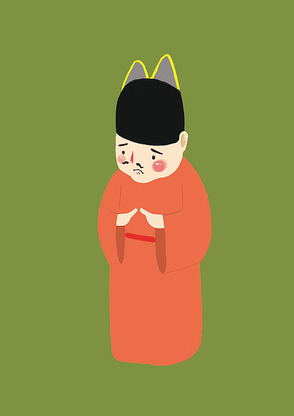 明朝那些事儿童插画