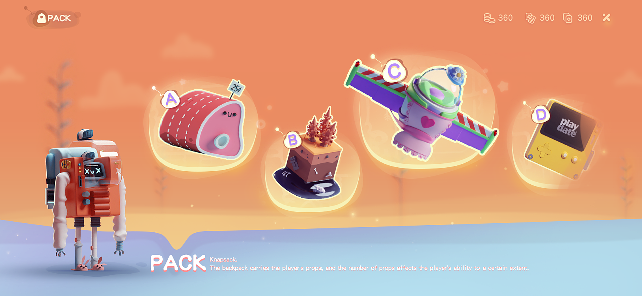 【游戏界面概念设计】q版卡通界面视觉设计