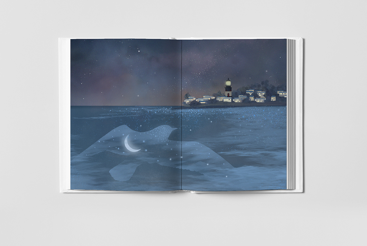 到嵊泗给旅行上色书籍插画