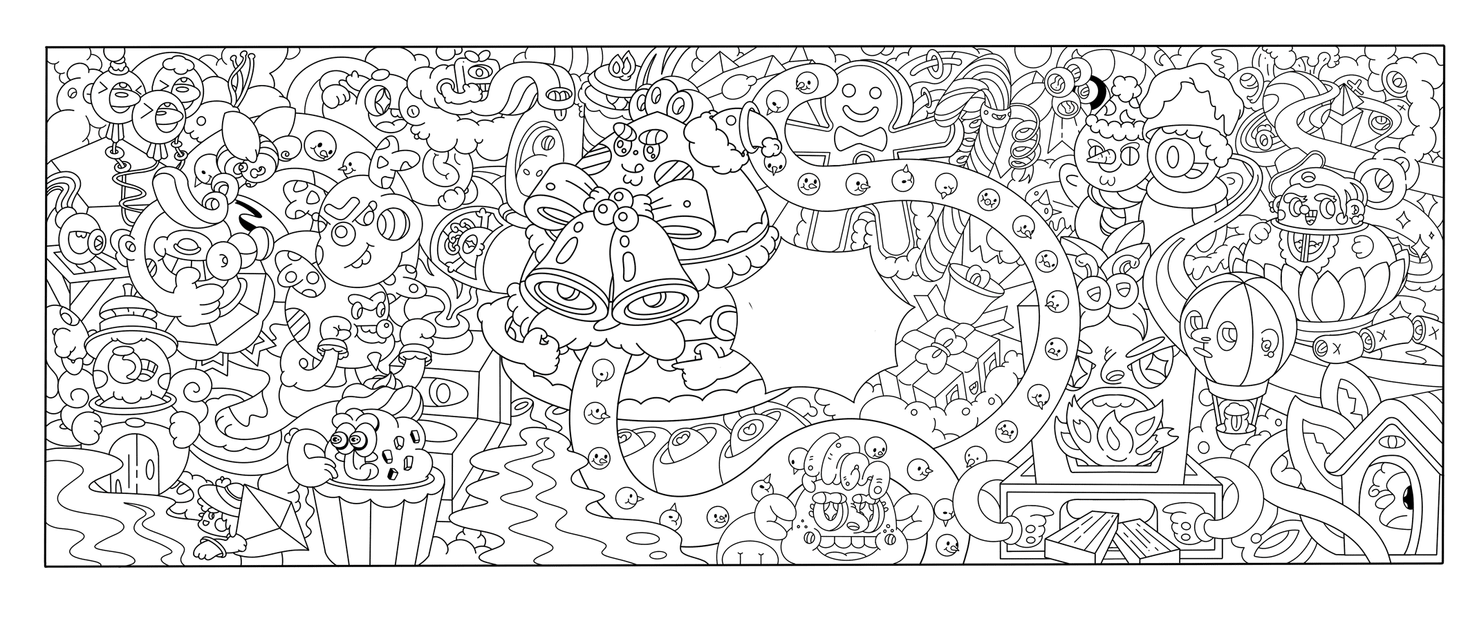 圣诞快乐，牛年大吉，海底世界三个主题插画（图ZMjM2ODU5MzA0） - 创作习作 - 站酷设计师谌楠酱原创素材 - 站酷ZCOOL