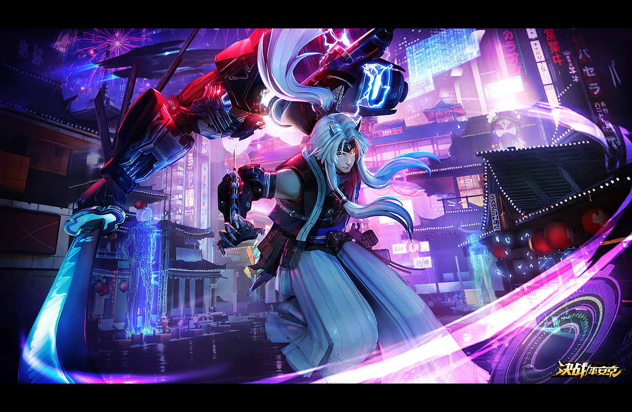 决战平安京-近期的kv,主视觉海报.