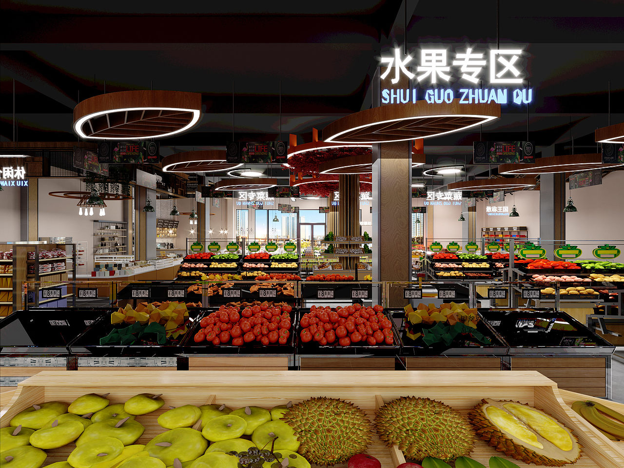 超市案例｜Supermarket design case（图ZMjcwODI1MTA4） - 商业空间设计 - 站酷设计师设计师叶宋原创素材 - 站酷ZCOOL