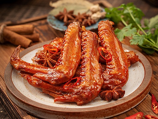 卤味拍摄--鸭脖鸭翅