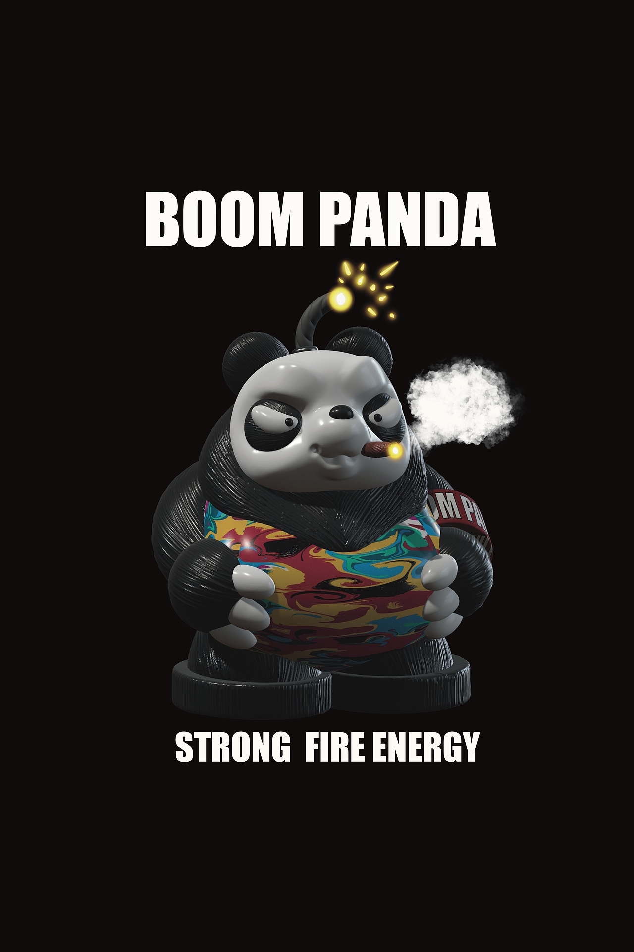BOOM PANDA（可授权）（图ZMzg2MTUzMDAw） - 玩具 - 站酷设计师画画的雨璇原创素材 - 站酷ZCOOL