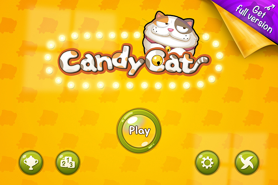 贪吃猫(candy cat)|ui|游戏ui|碧空 - 原创作品 - 站酷 (zcool)