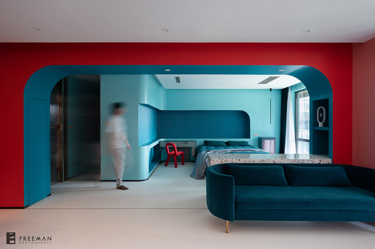 建筑空间摄影 | 前滩禧悦——女律师的单身公寓（图ZMjEwMTIwMTM2） - 环境/建筑摄影 - 站酷设计师humasuper原创素材 - 站酷ZCOOL