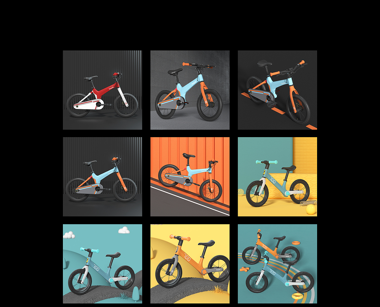 滑步车自行车渲染（图ZMjYxNTI4MzAw） - 产品 - 站酷设计师willno原创素材 - 站酷ZCOOL