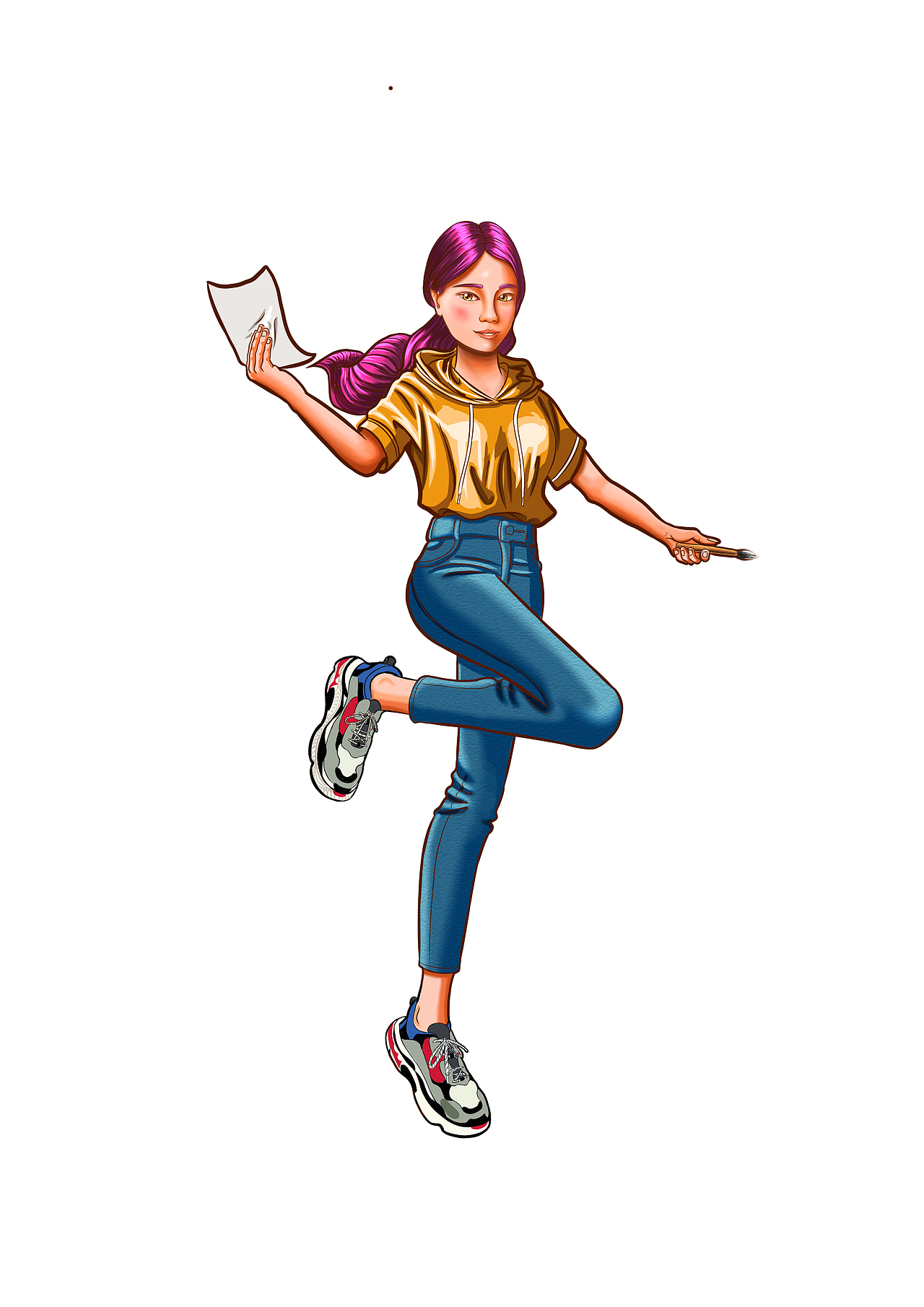 人物肖像动漫风格