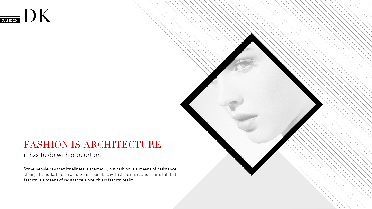 简约时尚服装杂志汇报展示品牌宣讲PPT模板【时尚系列3】（图ZNjE3NTQ3NzY=） - PPT/Keynote - 站酷设计师山美PPT原创素材 - 站酷ZCOOL