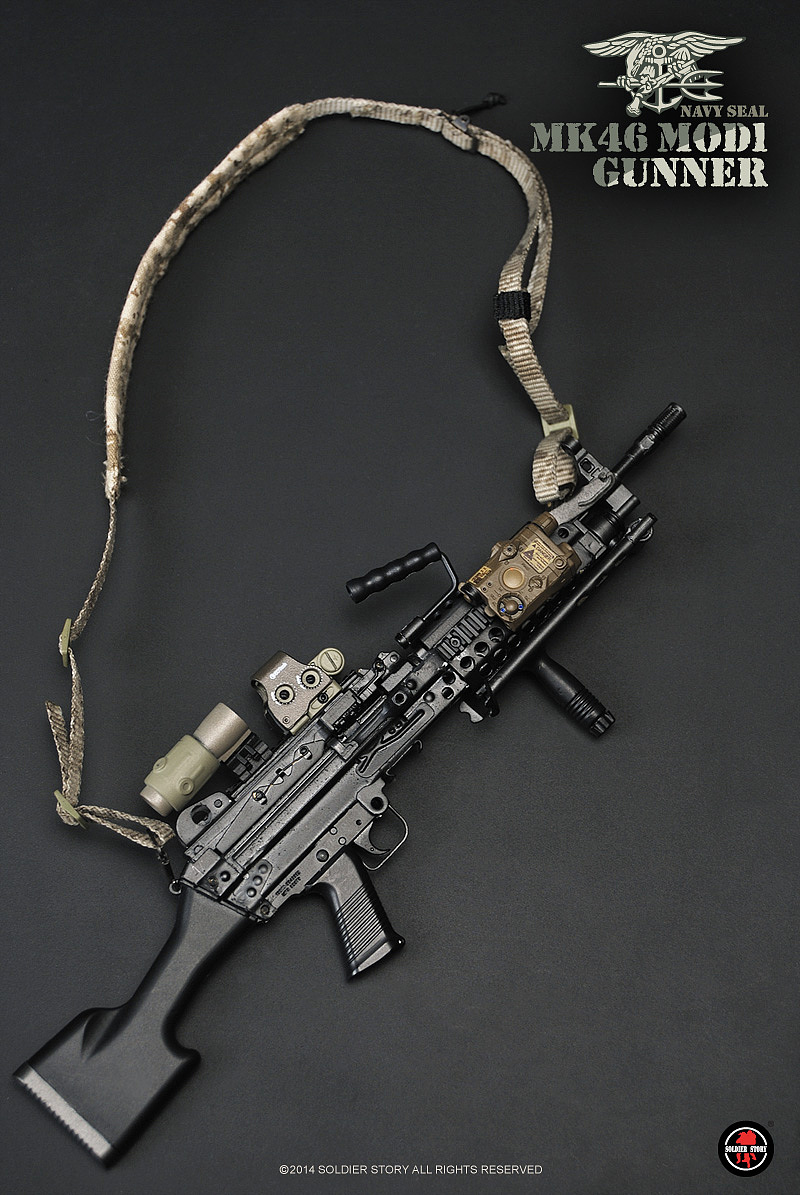 SoldierStory 美国海军海豹突击队 MK46 MOD1机鎗手（图ZMTExMDIwNDM2） - 手办/模玩 - 站酷设计师SoldierStory原创素材 - 站酷ZCOOL