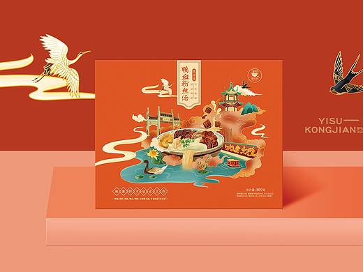 惠祥季鸭血粉丝包装设计