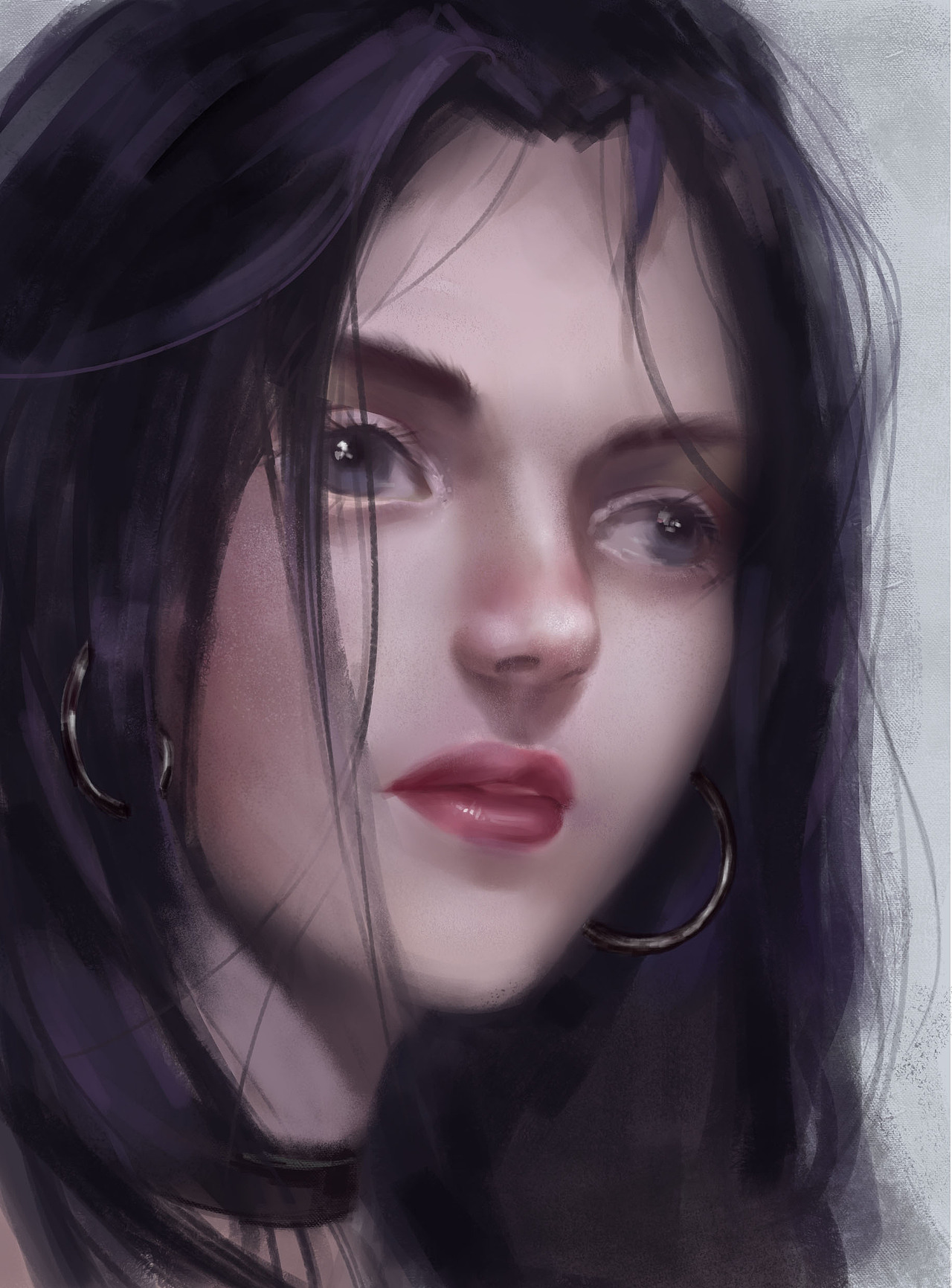 手绘人物肖像（临摹）（图ZMTcyMjI5OTg4） - 创作习作 - 站酷设计师SUN潼孫原创素材 - 站酷ZCOOL