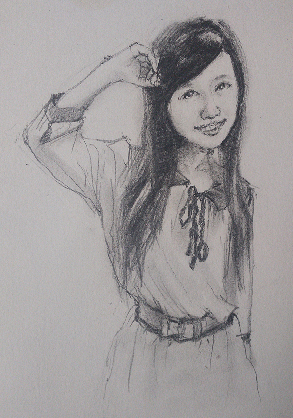 人物素描小作