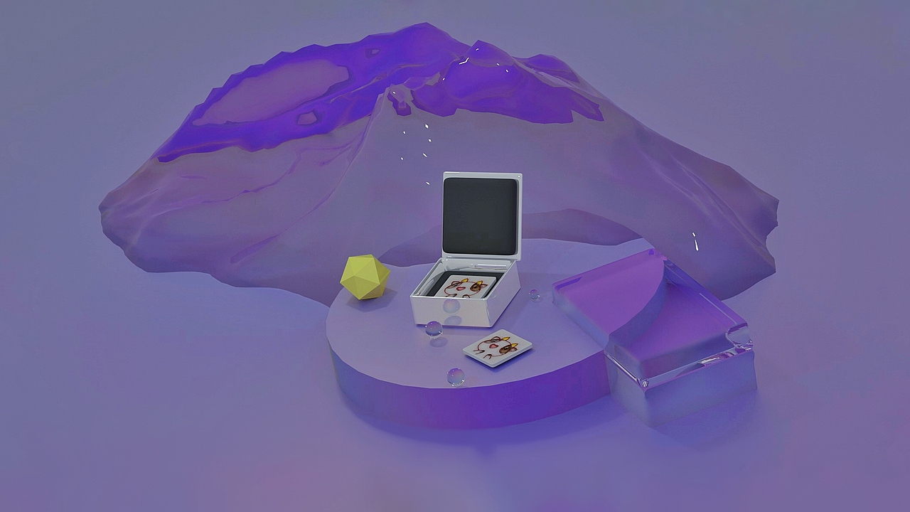 【C4D】OC渲染器 唐三彩陶瓷艺术冰箱贴场景渲染图（图ZMjQyMDgyNTk2） - 生活用品 - 站酷设计师電草毒榴原创素材 - 站酷ZCOOL