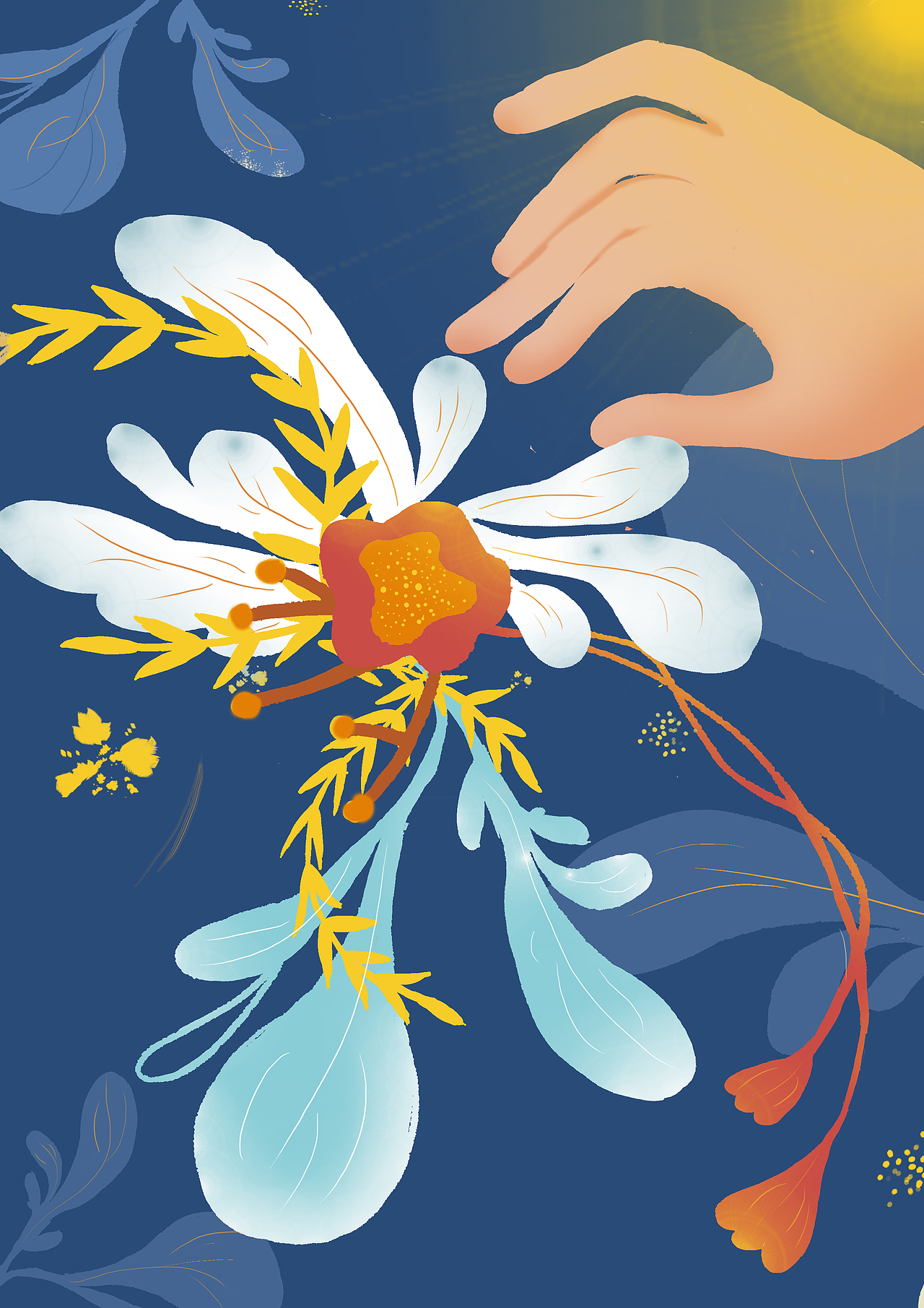 插画（图ZMjMwMjA3NjY0） - 创作习作 - 站酷设计师小小白ya原创素材 - 站酷ZCOOL