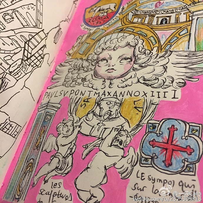 手账更新___旅行篇（图ZNDcyMzE1NzY=） - 新锐潮流插画 - 站酷设计师carolinecuki原创素材 - 站酷ZCOOL
