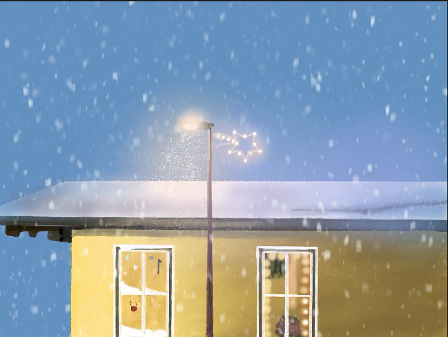 手绘雪房子（图ZMjM1OTI5ODgw） - 新锐潮流插画 - 站酷设计师如意小宝蛋原创素材 - 站酷ZCOOL