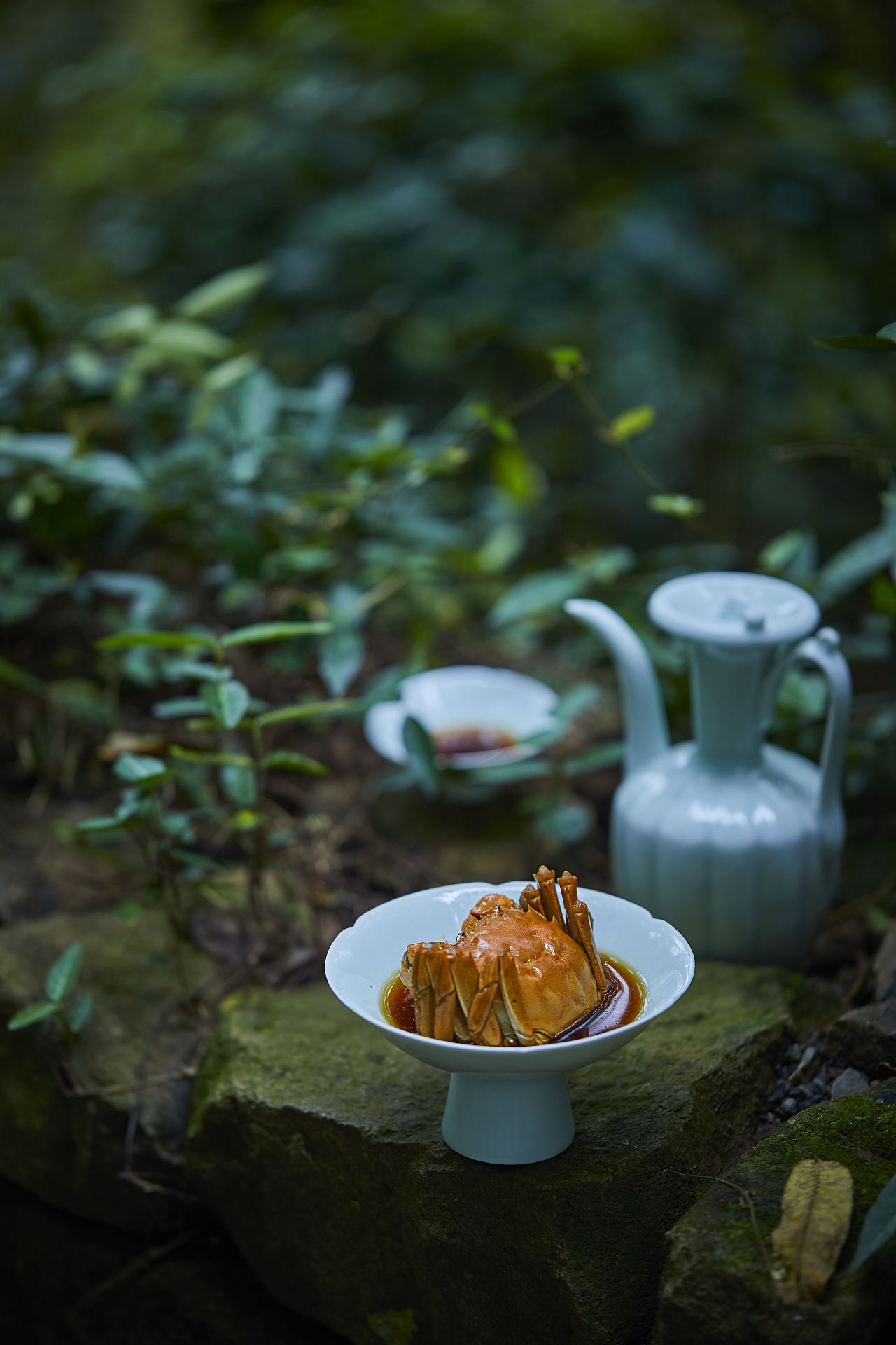 山家清供|持螯供,玉延索饼