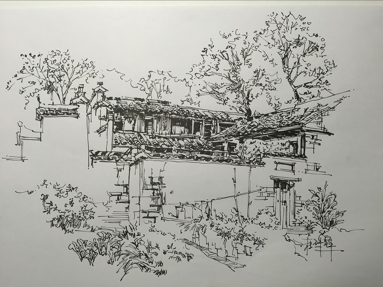杭州写生手绘（图ZOTU5NjY4NzI=） - 景观设计 - 站酷设计师讹兽原创素材 - 站酷ZCOOL