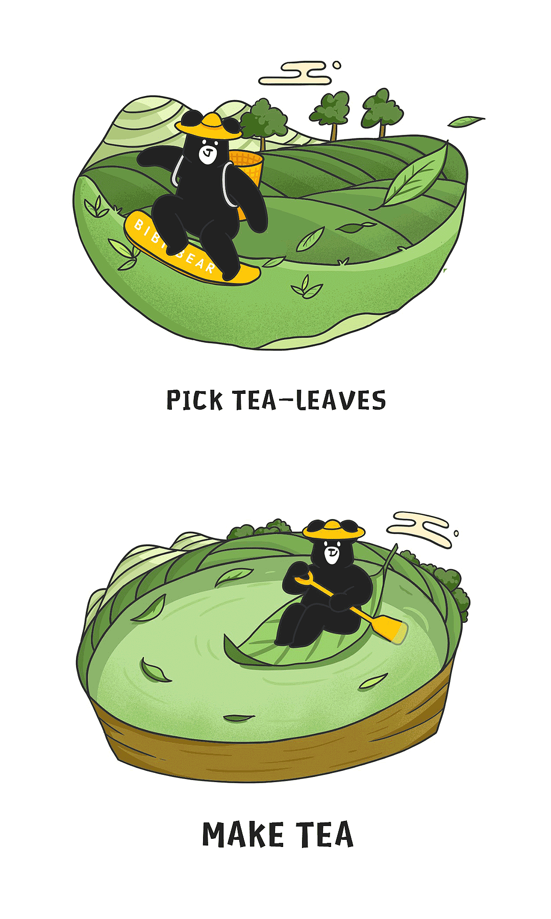 Bibi Bear 宣传插画