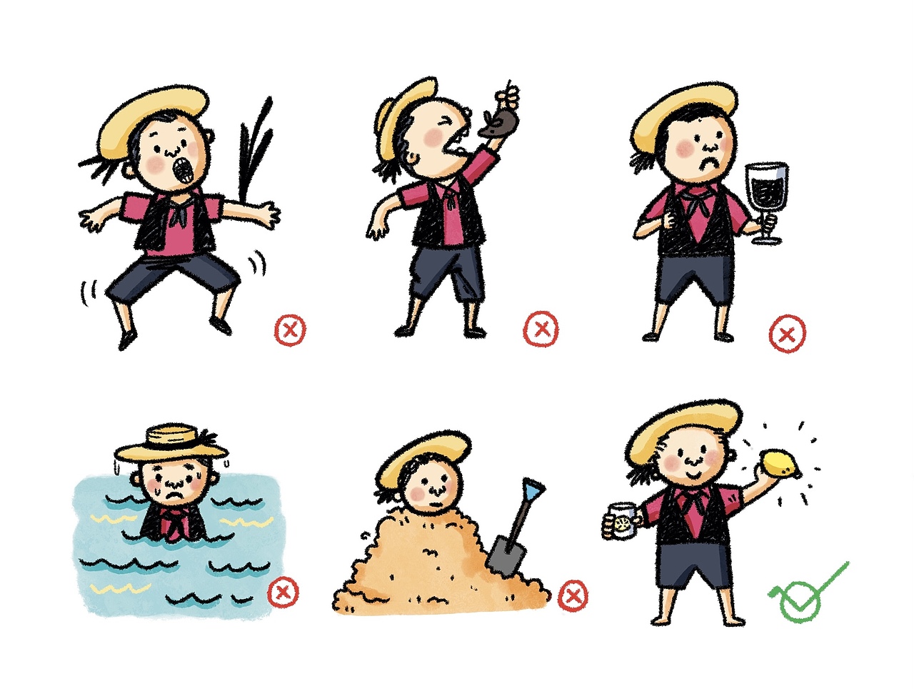 为大卫吃饭书画的插图