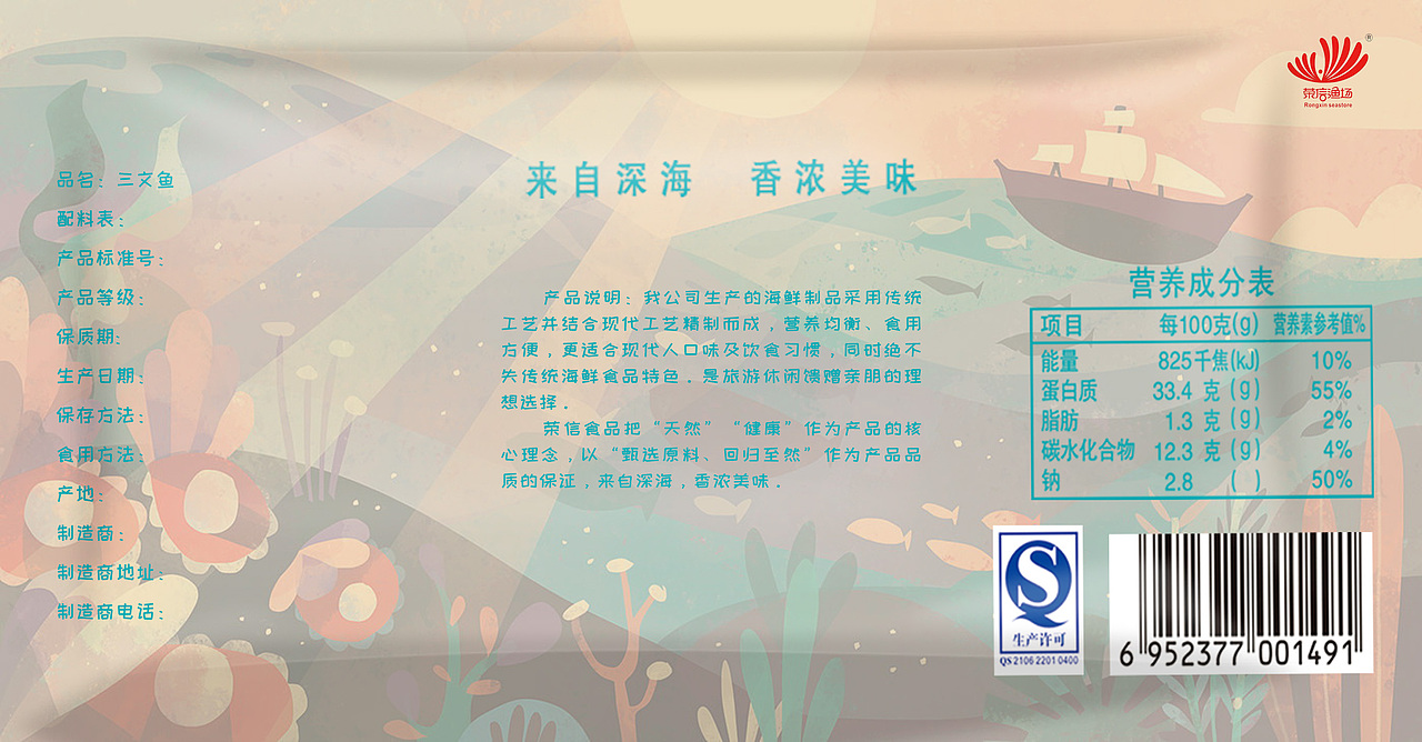 海鲜切片包装（图ZMTM2ODQ1ODAw） - 包装 - 站酷设计师chi哦耶原创素材 - 站酷ZCOOL