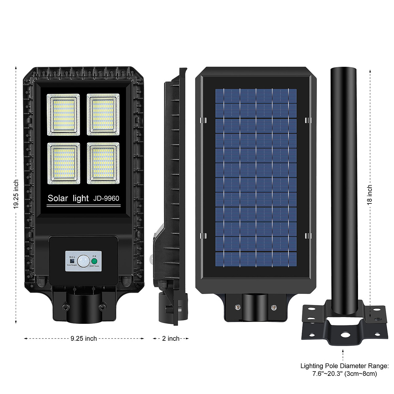 户外路灯 亚马逊主图设计 静物拍摄 精修a+