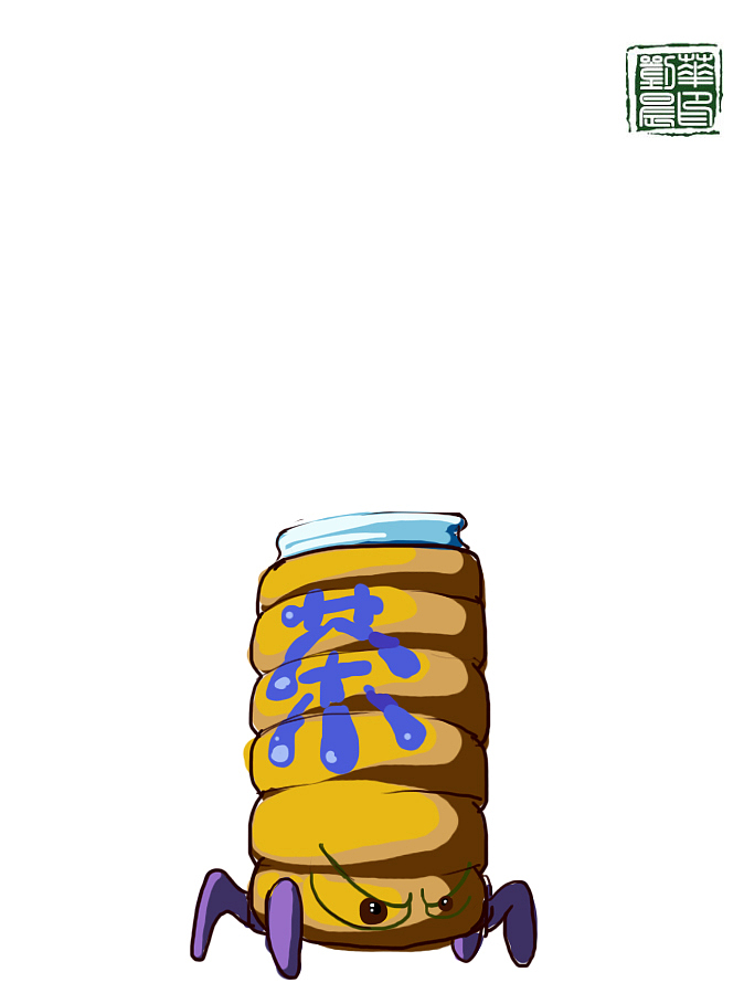 茶杯武士家族系列人设（图ZMTE0MzY5NDQ=） - 单幅漫画 - 站酷设计师Edwarde_Liu原创素材 - 站酷ZCOOL