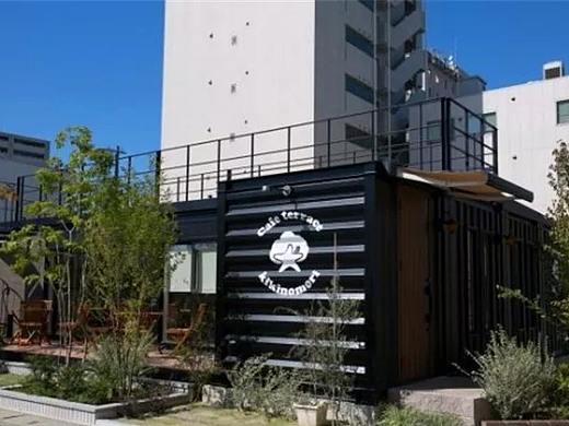 日本奈良黑色集装箱咖啡馆（个人主页-ZNDA1Nzg3ODg=） - 建筑设计 - 站酷设计师huji88888原创素材 - 站酷ZCOOL