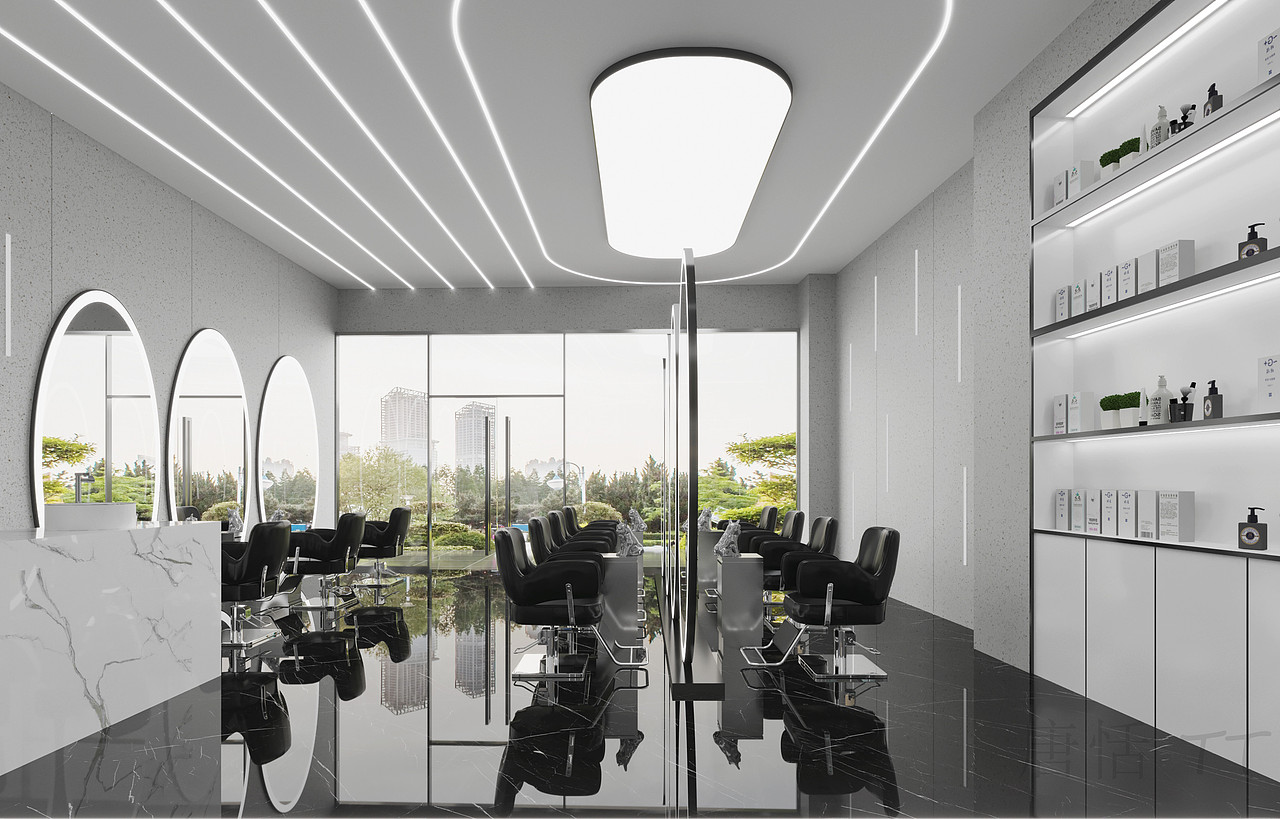 两种不同风格的理发店 你会更偏爱哪一间呢