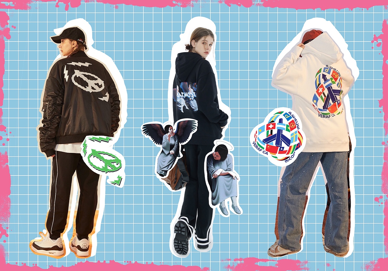 潮牌 | 服装插画设计（图ZMjgxNTQwMzg0） - 休闲/流行服饰 - 站酷设计师缺钙小郭原创素材 - 站酷ZCOOL