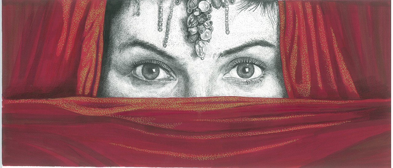 西域风情新娘1.2（图ZMTQyNTIyMzky） - 艺术插画 - 站酷设计师凤鸣九天996699原创素材 - 站酷ZCOOL