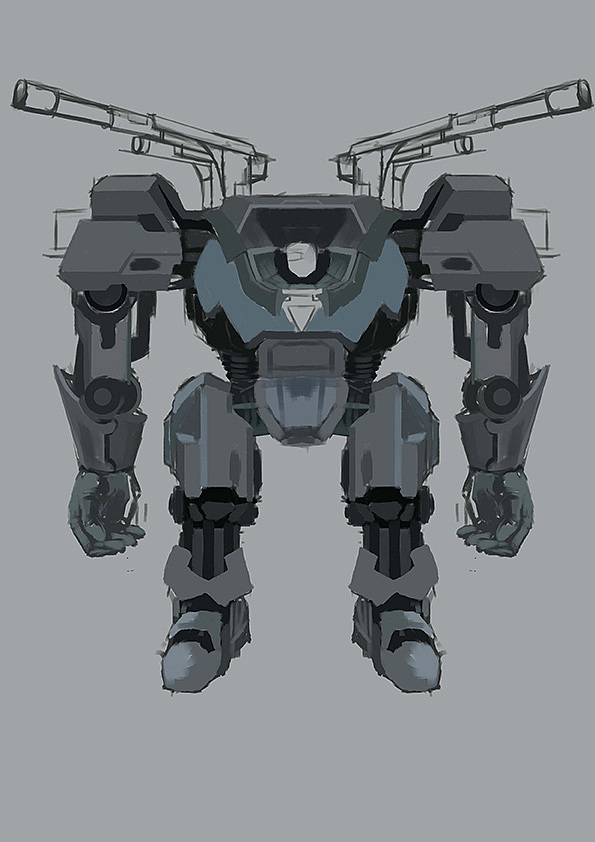 机甲设计（图ZMjE3NTYzMTI=） - 概念设定 - 站酷设计师嘟嘟dy原创素材 - 站酷ZCOOL