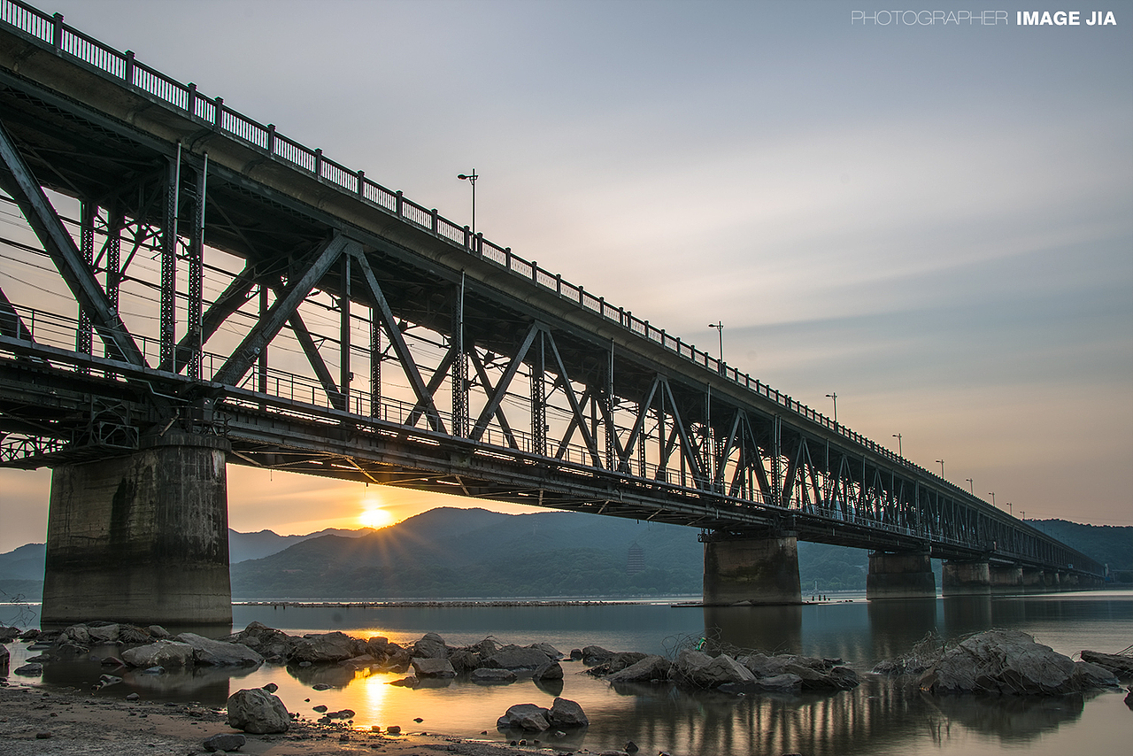 杭州 钱塘江大桥 风光摄影