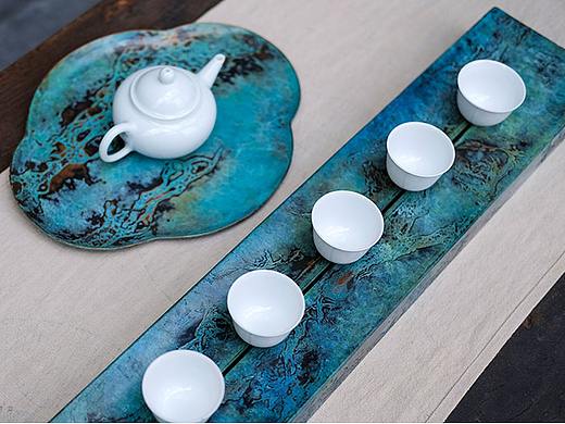 五玄土||雨后小径 路畔新绿