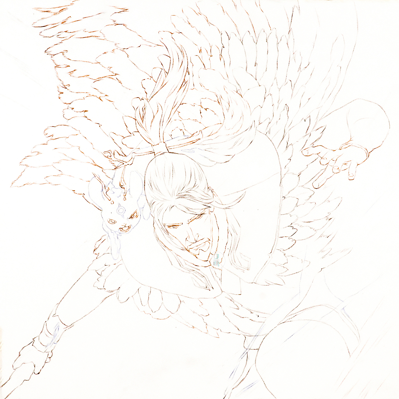 彩铅——姜子牙（图ZMjMxOTUwMDEy） - 绘画 - 站酷设计师又画原创素材 - 站酷ZCOOL