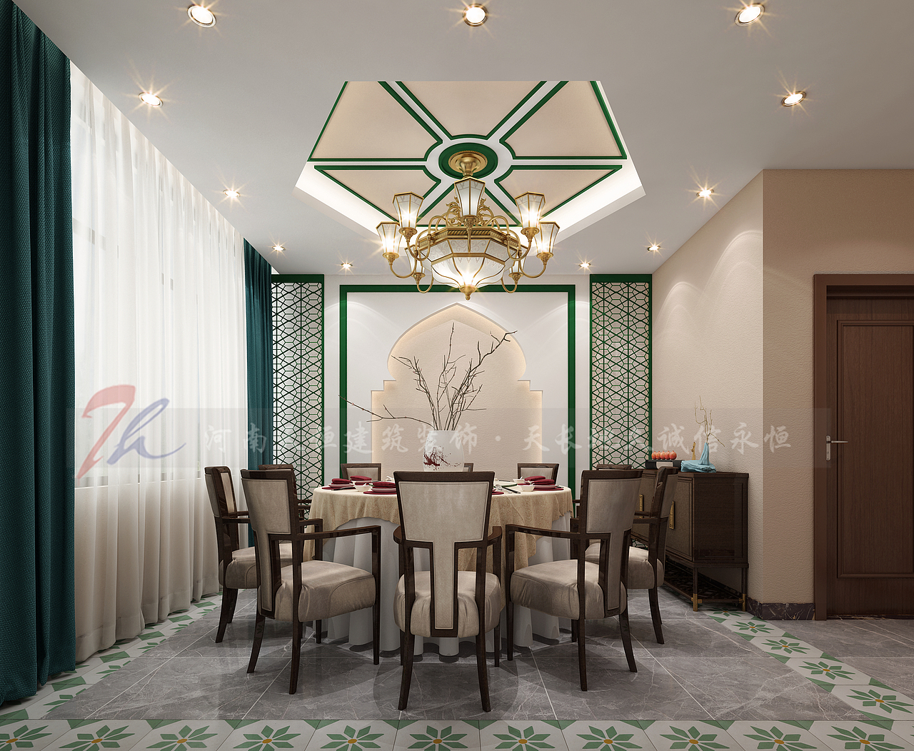 郑州餐饮店铺装修设计郑州特色餐厅装修设计案例展示